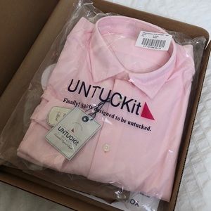 Untuckit shirt- Pique Polo Button Down